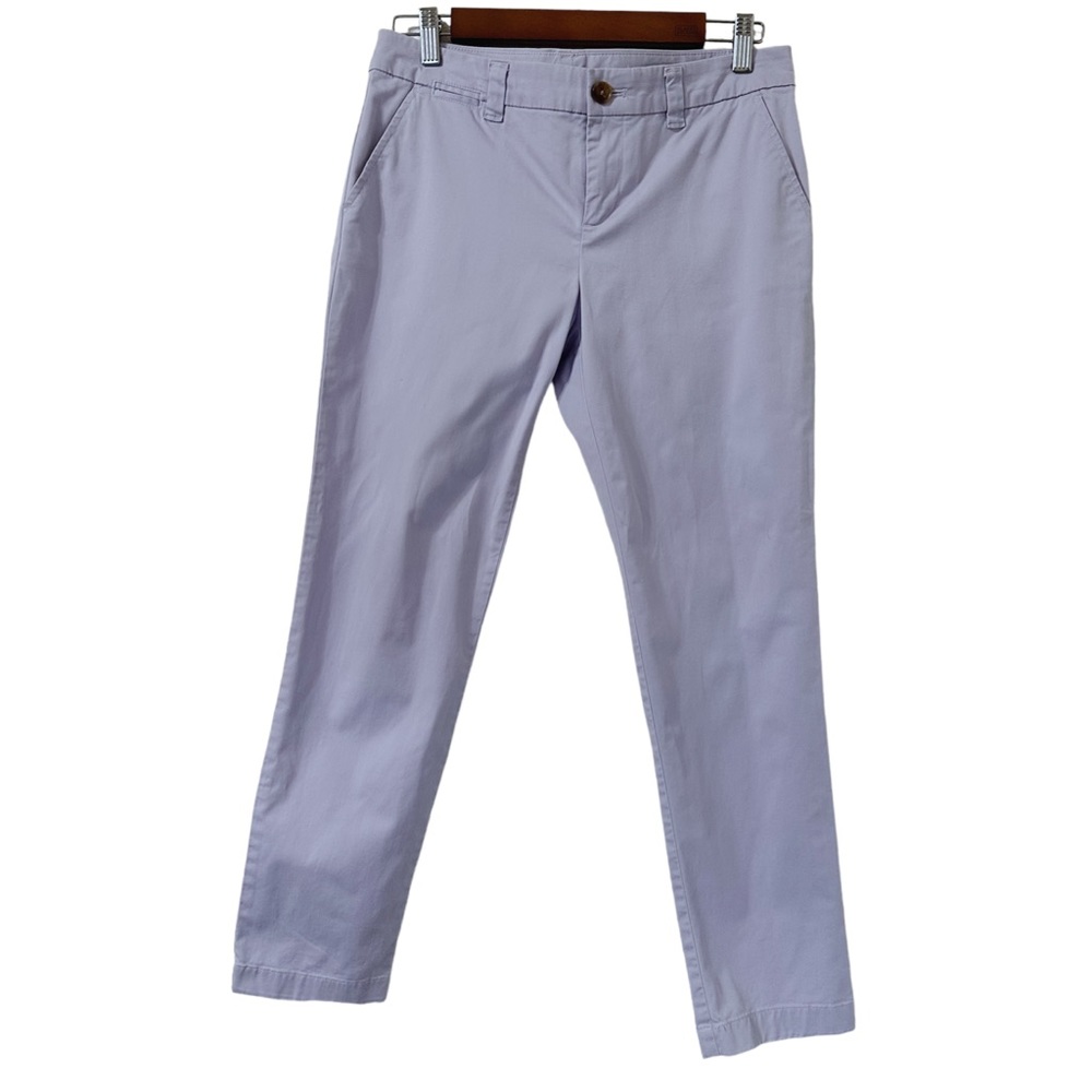 GAP broken-in straight women's Lavender Purple khakis‎ pants Size 2P